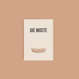 Postkaart Gie woste / Atelier Moomade